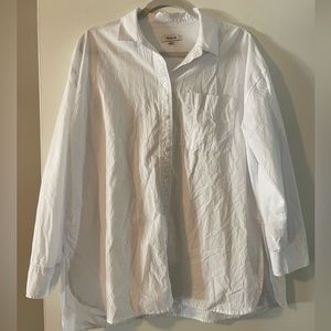 Madewell Poplin Oversize Button Down
